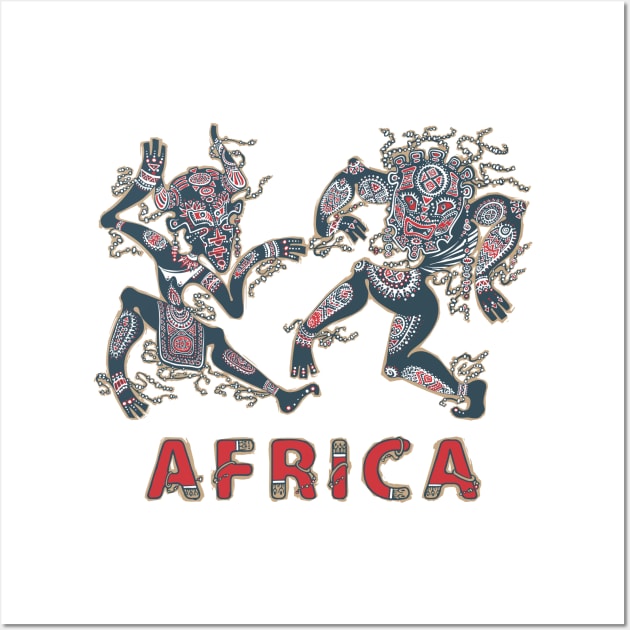 African dance cultur Wall Art by Wisdom-art